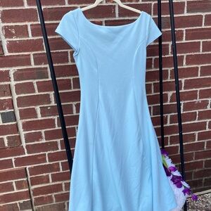 Miami Light Blue Midi Dress Size Small (CC)